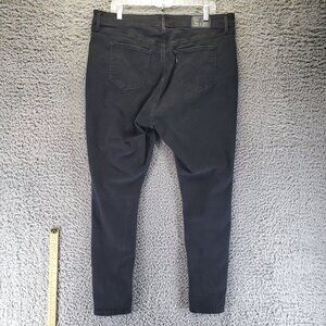 Levis Jeans Womens 20W Black 720 High Rise Super Skinny Stretch Denim